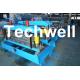 Wave Tile / Color Steel Tile Roll Forming Machine With Touch Screen PLC Control System