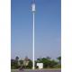 30m High Mast Multifunctional Steel Monopole Tower For Railway Stations