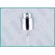 Glossy Silver Perfume Pump Sprayer 0.05 - 0.20cc Dosage With Aluminum Collar