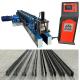 30*50mm and 30*70mm 2 sizes in 1 U guide rail roll forming machine for Nicaragua shutter door track machine