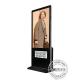 Airport Advertising 55 WIFI digital signage wireless charger station kiosk for multi mobile phones