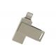 Metal Alloy Shell 2 In 1 Flash Drive with Apple Lightning Port and USB2.0 Port