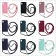Liquid Silicone Nylon Rope Strap Shockproof Phone Cases For Iphone 6 7 Pro Max