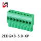 2EDGKB-5.0 300V 5.0MM pitch male female Pluggable Terminal Blocks hot sale with green color