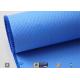 510GSM Silicone Coated Glass Fabric Plain Weave Electrical Insulation Blue