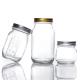 Kitchen Frosted Glass Mason Jars 16 Oz 8oz Transparent