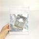 Small Foil Pouch Packaging Gold Silver Foil Zip Lock Bag With One Side Clear
