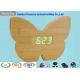 Time Display Bamboo Electronics Animal Figure Butterfly Bamboo Wood Coin Holder