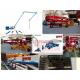 15m trailer mobile spider concrete placing boom with flowing proportional valve