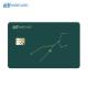 86x54x0.76mm Magstripe Metal Contactless Chip Card