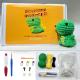 Cute Dinosaur DIY Crochet Kit 1/16NM Crafts Knitting Tool Kit