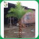 UVG PTR018 indoor use 3 meters plastic palm tree artificial leaves with natural bark