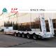 5 Axle Heavy Duty Low Bed Trailer Carbon Steel Q345B