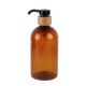 Long Nozzle Bamboo Lotion Pump Bottle 200ml 300ml 500ml Cosmetic PET Bottle