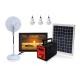 19in TV Portable Solar Power Station , 43H Solar Light System For House