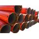 Q345B 4m Long Drilling Casing Pipe Steel Casing For Borehole Red Color