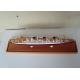 Scale 1:900 High End Queen Mary Model , Handcrafted Model Ships For Anniversary Collection