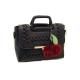 PU red black handbag for women fashion bolsas handtaschen borse