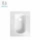 8 Inches Drainage Squatting Pan Toilet White Ceramic Front Back Flush