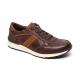 Brown Lace Up Breathable Leather Shoes Pieces Leather