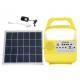 LED 9W Portable Solar Energy System With Mobile Phone Charging