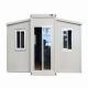 Electro Galvanized Steel Structure Garden Living 2 Bedroom Prefabricated Modular Houses