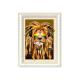 Vivid Tiger Image 3d Lenticular Image For Home 0.76mm Thickness 3d Animal Pictures