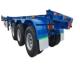 SINOTRUK Multi-Axis 40 45FT High Durability Skeleton Semi Trailer With Good Welding Quality For Contruction Machine