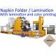 Single Lane 1/8 Folding Napkin Tissue Paper Machine