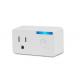 White Wifi Smart Power Switch / Plug Socket Outlet 16A App Google IFTTT Energy Monitoring