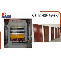 Embossed Door Skin Hydraulic Hot Press Machine  programmable PLC Controlled