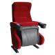 UK US Standard Fireproof Velvet Fabric Cinema Theater Chairs With PP Panel