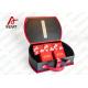 Moon Cake Packaging Black Cardboard Gift Boxes For Retail ISO /  Standard