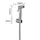 Versatile Hotel Function Shower SUS 304 Bathroom Shattaf Bidet Shower Head Hand Shower