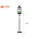 8 Inch Floor Standing Ir Face Recognition Thermometer Kiosk For Children Adults