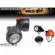 IP68 1W Rechargeable LED Headlamp 2.8Ah Battery 4000 Lux Brightness