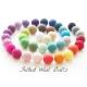 0.8 Inch Felt Handicraft Wool Balls For Felting And Garland 30 Colors