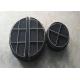 Light Weight Titanium Wire Mesh Demister Pad Anti Corrosive Black Color