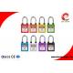 Colorful Dust-proof Electrical Safety Padlock OSHA CE ROHS Xenoy Safety Padlock Lockouts