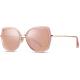 Plastic Cat Eye Frames Women Parim Polorised Sunglasses Pink