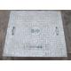 OEM Cast Iron Square Manhole Cover Customized Size EN124 B125 600x600mm