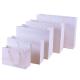 Pure white clothes packaging paper bag accept personal logo printing