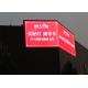 High Resolution Outdoor LED Billboard P6 Waterproof Iron Cabinets Fixed Installation