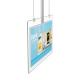 Transparent Hanging Floor Standing Digital Signage Display 55inch 110V OLED