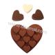 10 Cavities High Grade Heart Shape Silicone Chocolate Mold For Valentine's Day