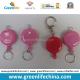 Pink/Red Lovely Retractable Key Reel Holder Custom Accessory