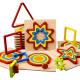 DIY 1cm Geometric Wooden Block Puzzle Toys Jigsaw Baby