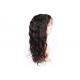 Natural Black Malaysia Vingin Lace Front Human Hair Wigs Shedding Free  8-30 Inch
