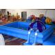 Kids Party Custom Inflatable Swimming Pool With Ladder And Full Color Printing Bottom