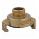 ISO9001 Geka Hose Couplings full size in Forging Brass With Male Thread